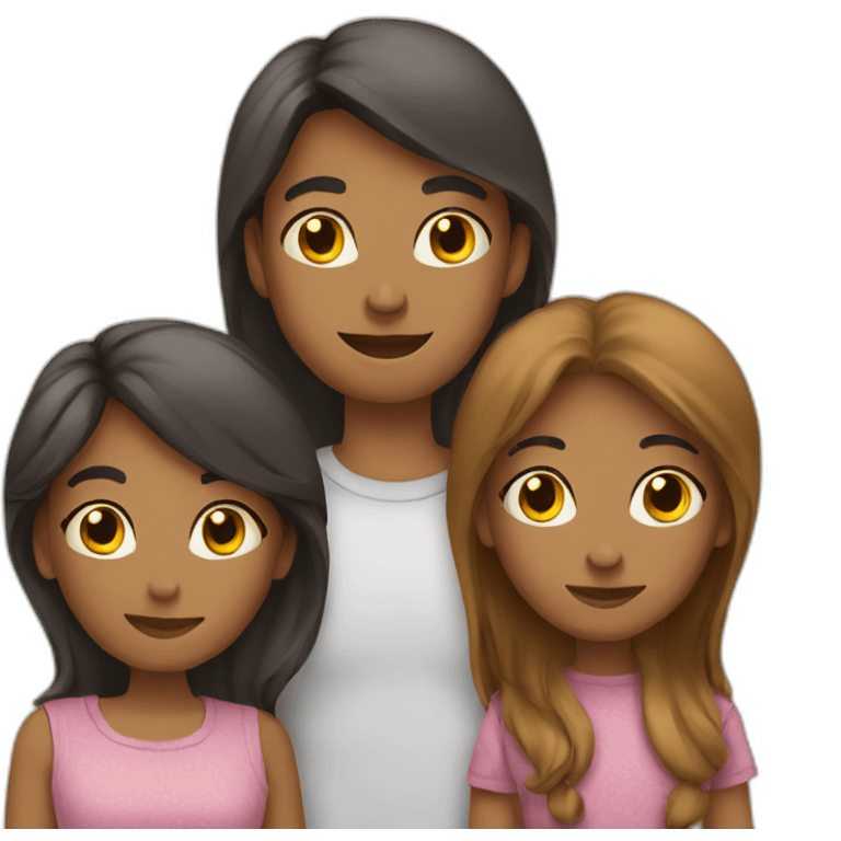 Family of 5 emoji