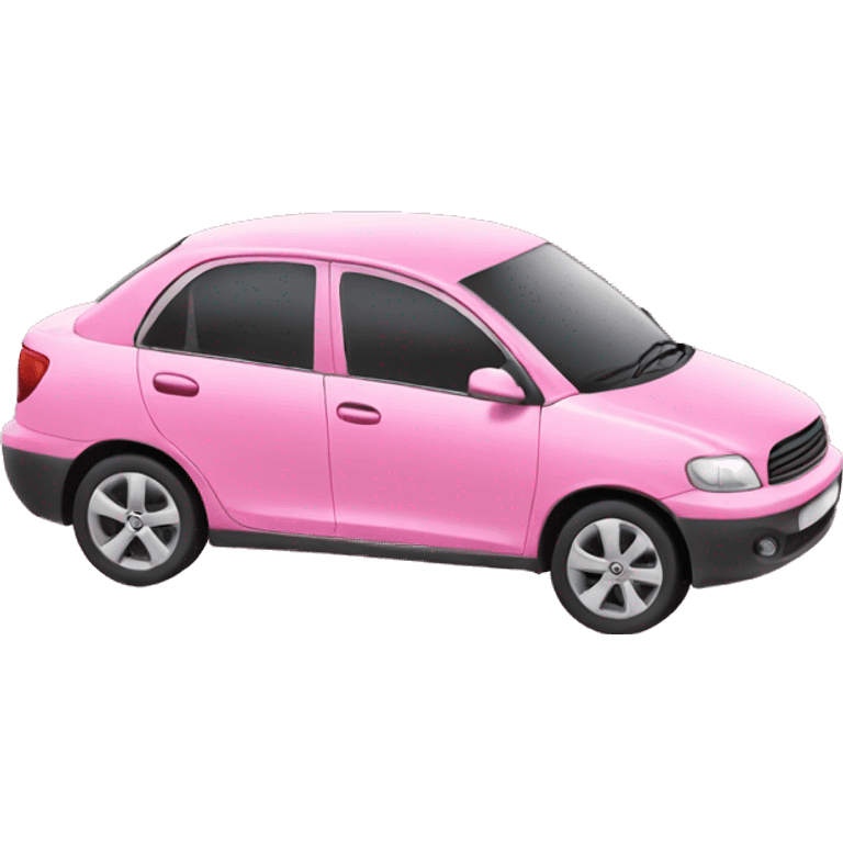 pink car emoji