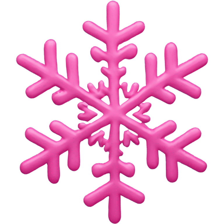 pink snowflake emoji