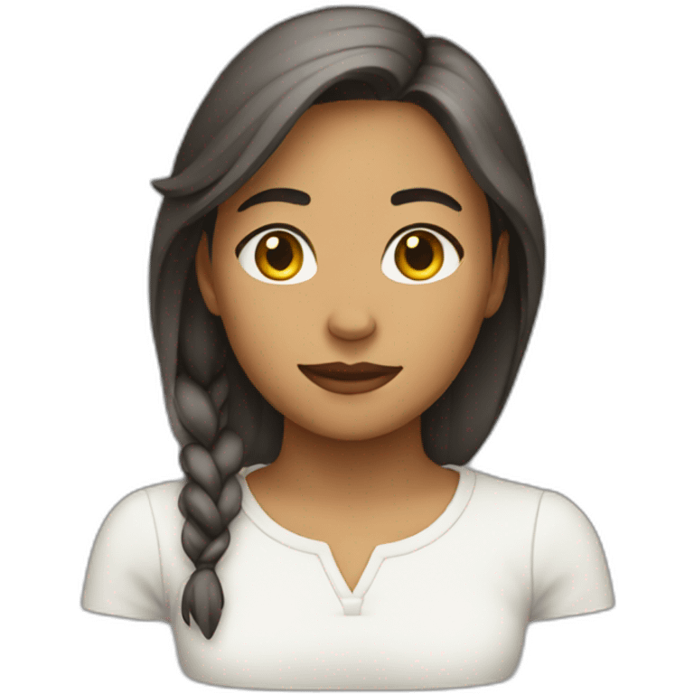 Femme sans habits emoji