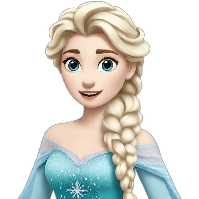 elsa & anna emoji