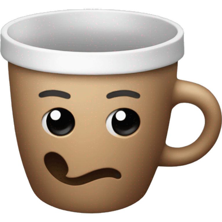 Coffee cup dancing and looks like it’s on drugs emoji