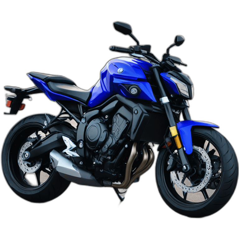 yamaha mt07 blue 2021 emoji