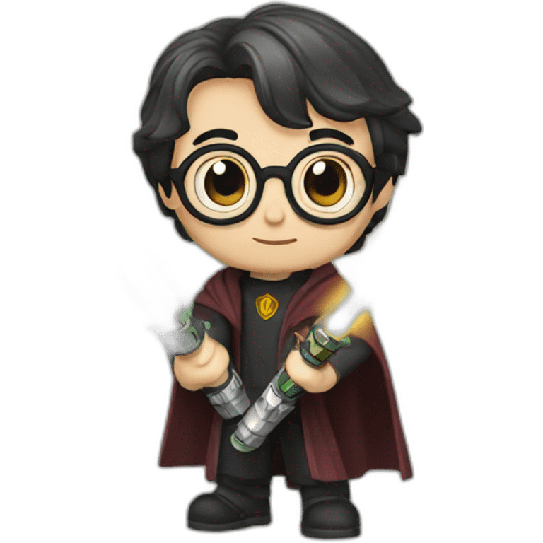 Harry Potter laser saber emoji