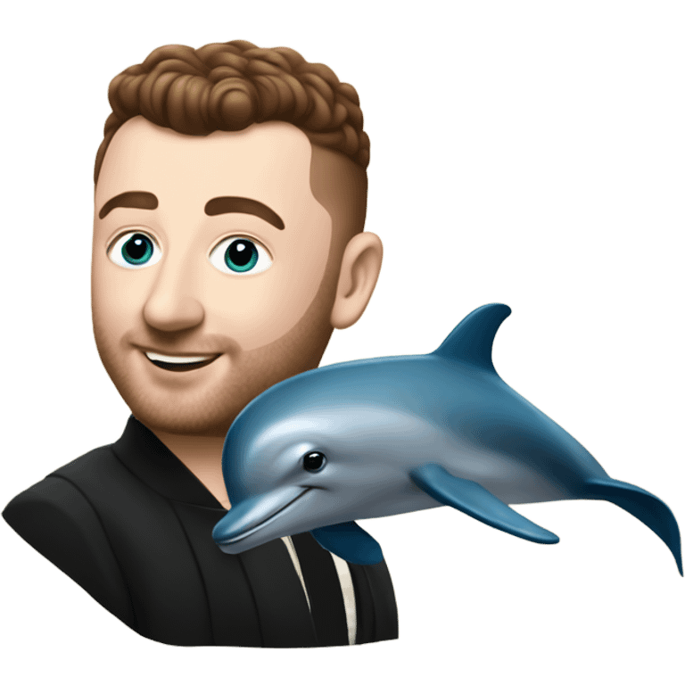 Sam Smith with a dolphin emoji