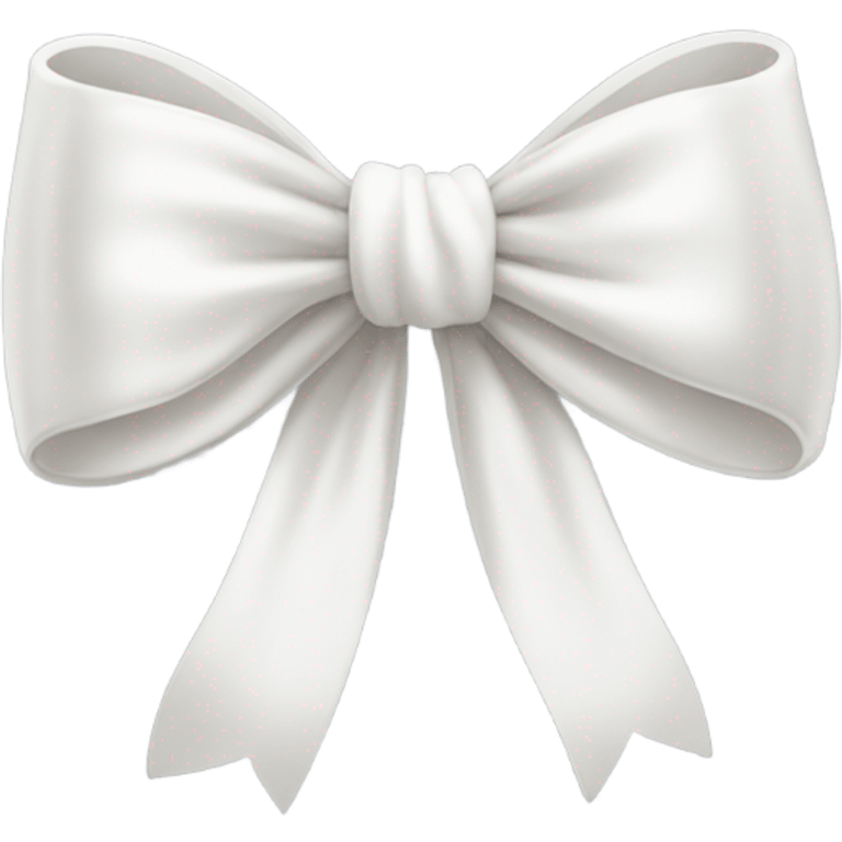 White bow  emoji