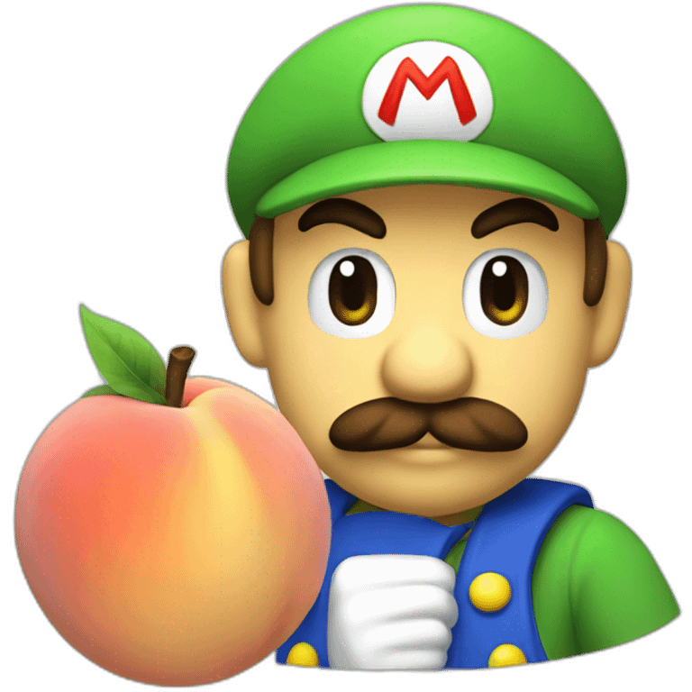 Peach mario  emoji