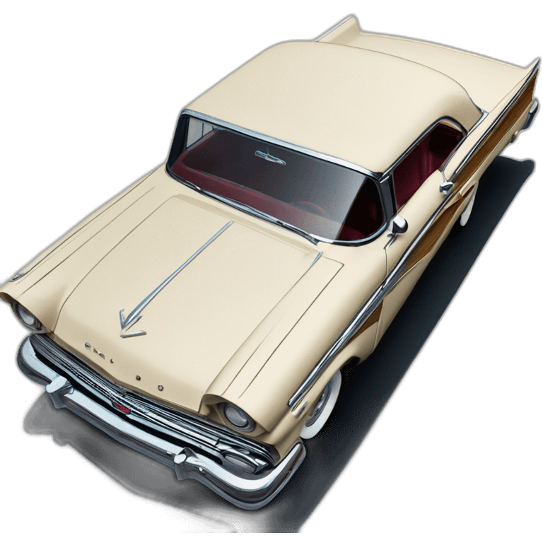 1957 Ford Fairlane by SpeedHunters; one car; front quarter emoji