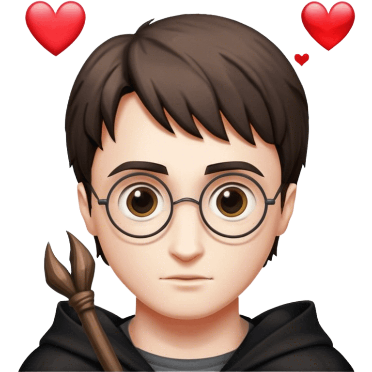 harry potter with vs love written emoji