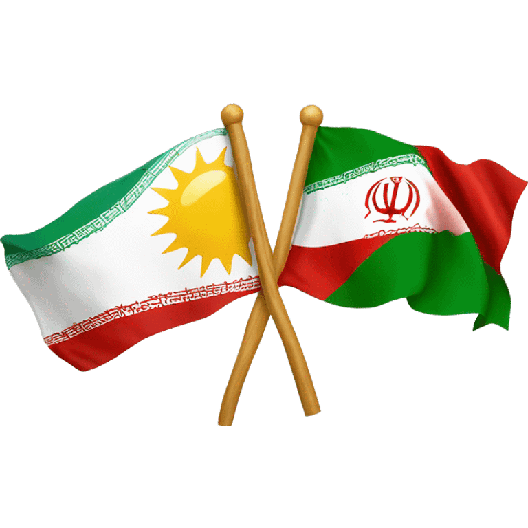 Lion and sun flag of Iran emoji