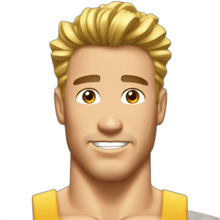 billy herrington with earring emoji