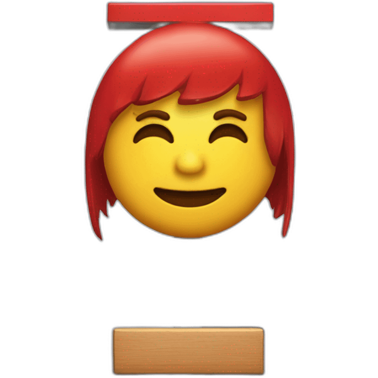 croix rouge comme un panneau stop emoji