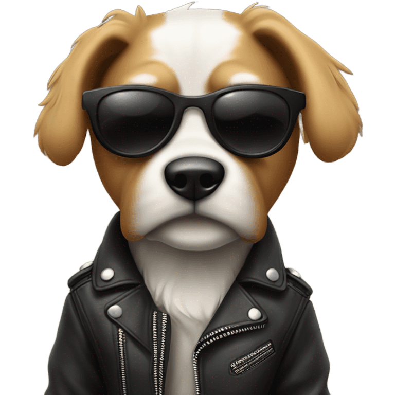 Rock and roll dog emoji