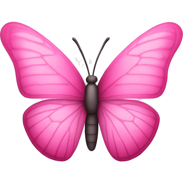 a pink butterfly emoji