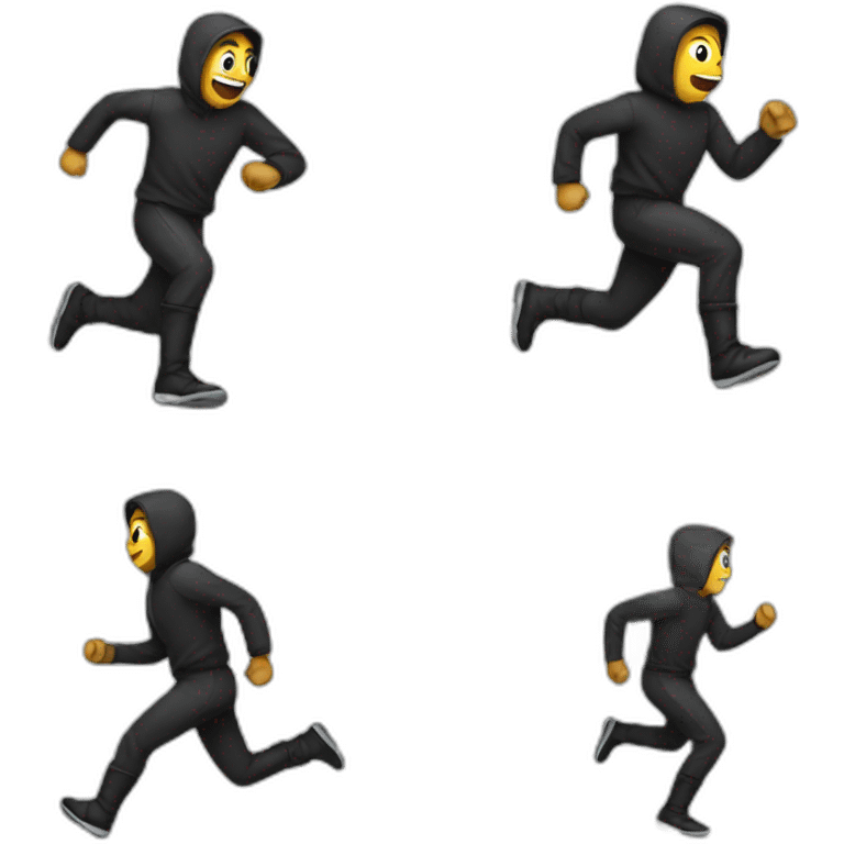 running thief emoji