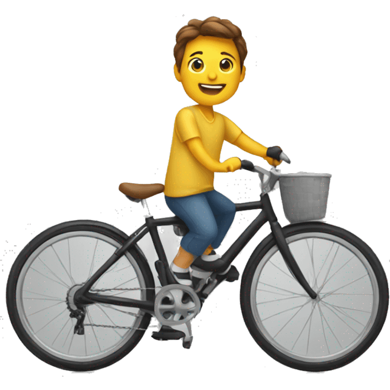 celebrating a world bicycle day emoji