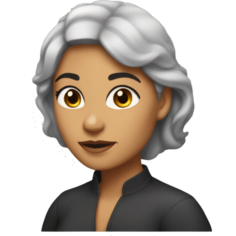 Mujer morena  emoji