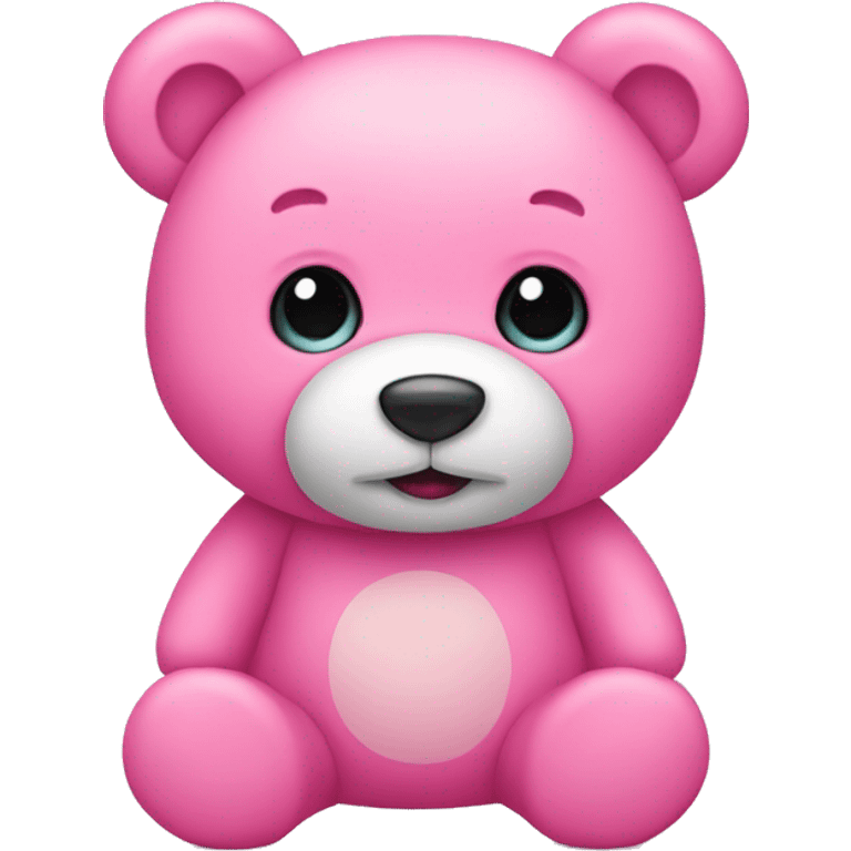 pink teddy bear  emoji