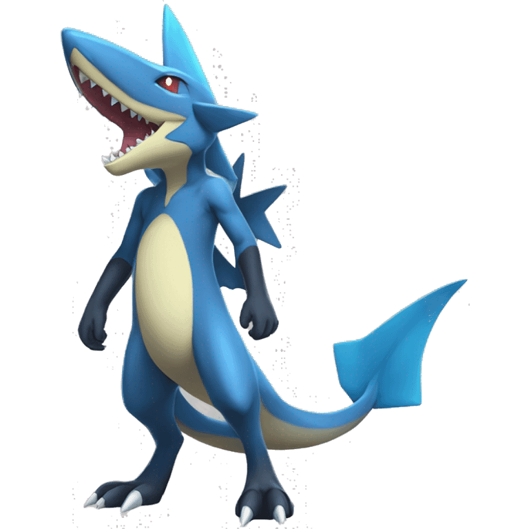 Sharpedo-Gabite-Lucario-Salamence full body emoji