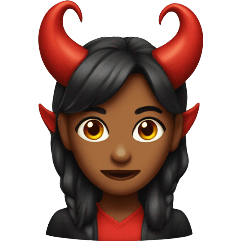 Devil girl emoji