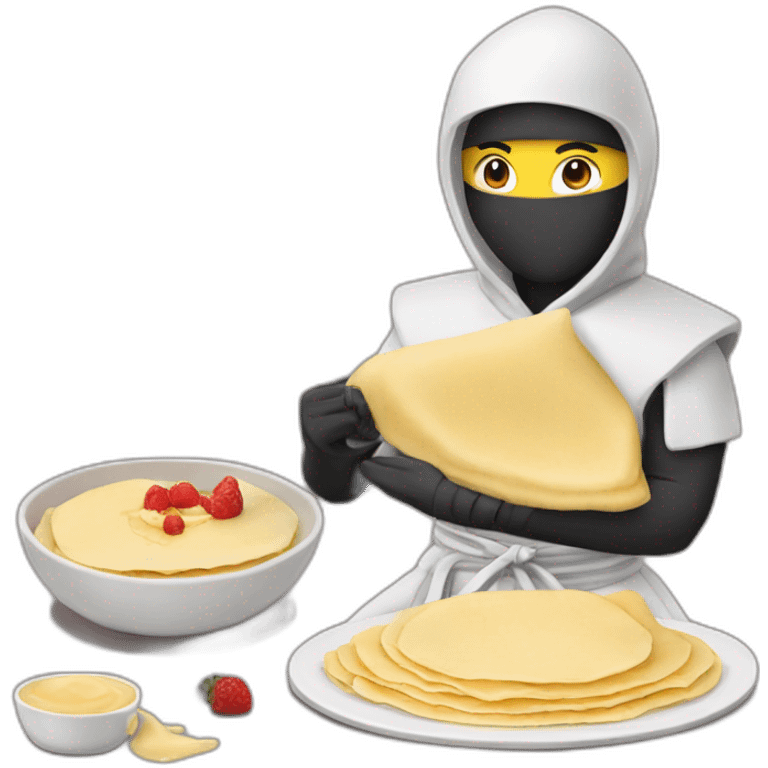 ninja-making-crepes emoji