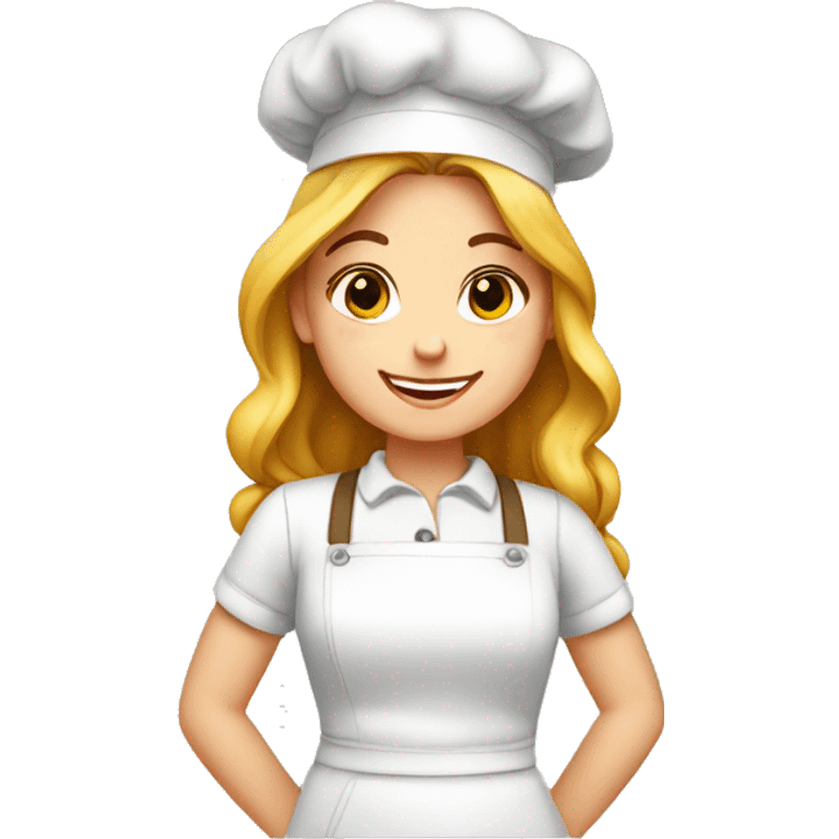 Baker girl thank you emoji