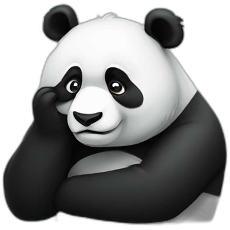 panda facepalm emoji