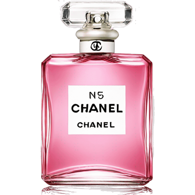 Pink  Chanel no 5 perfume emoji