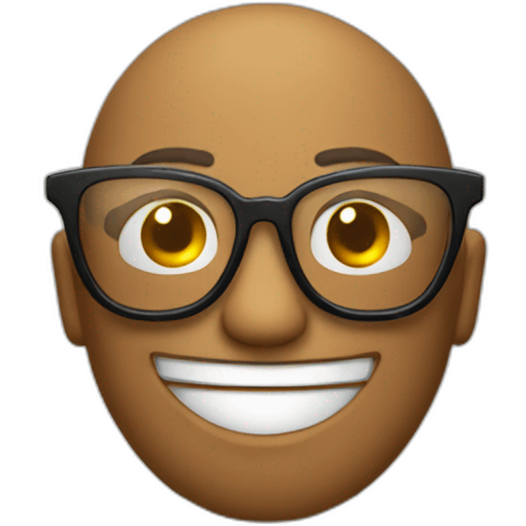 Chat avec des lunettes  emoji