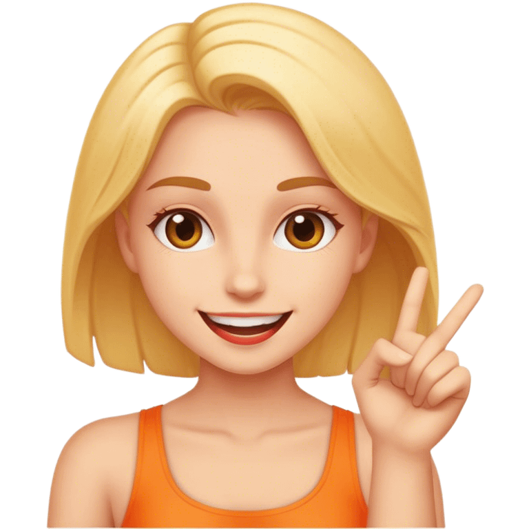 happy Girl Power emoji