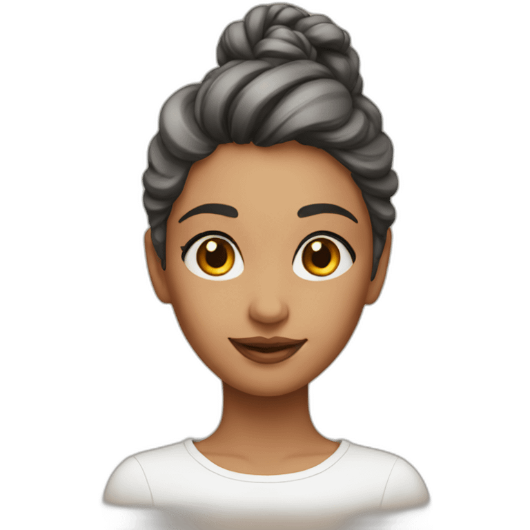 A beautiful girl emoji