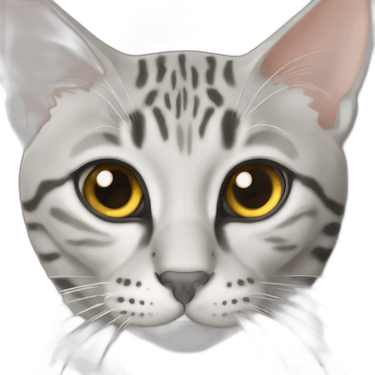 Egyptian Mau cat emoji