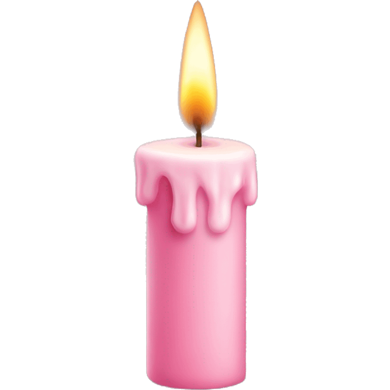 light pink candle emoji