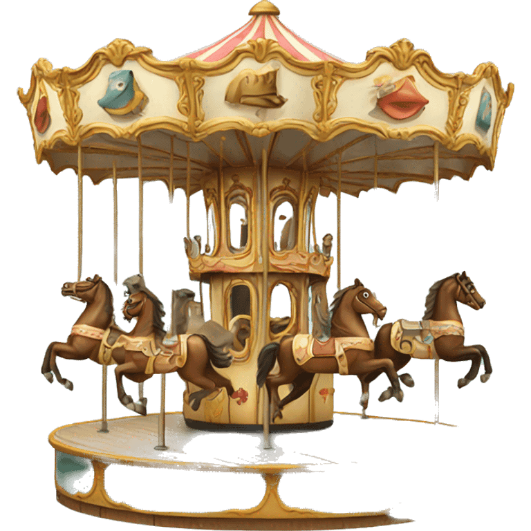 vintage carousel  emoji