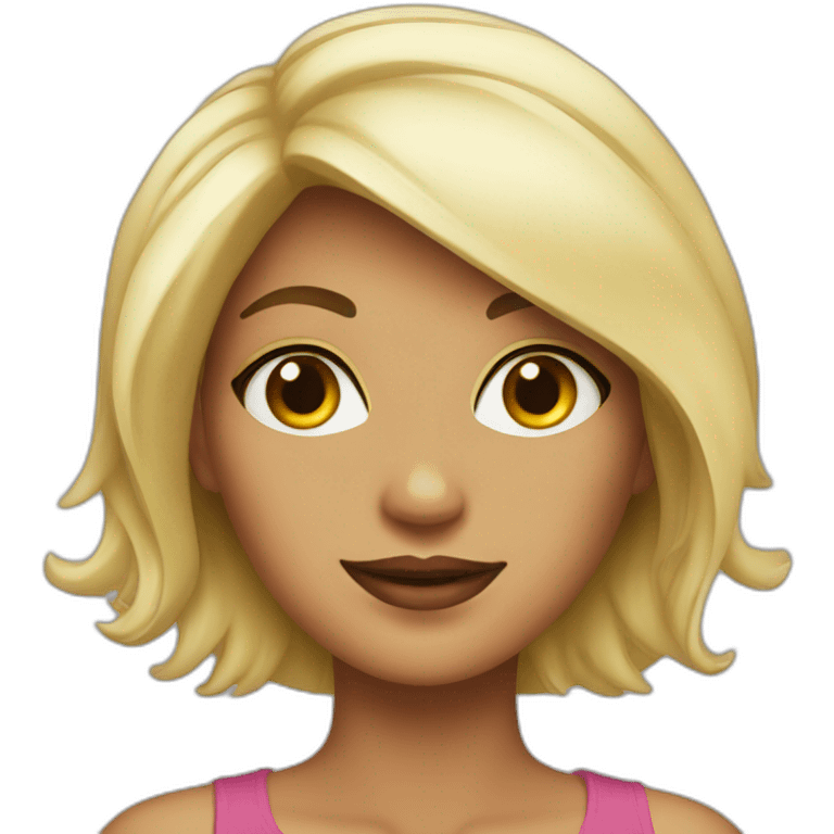 a hot lady emoji