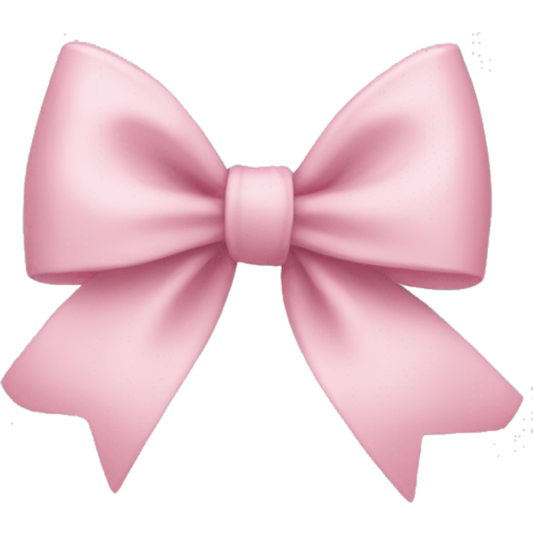 light pink bow emoji