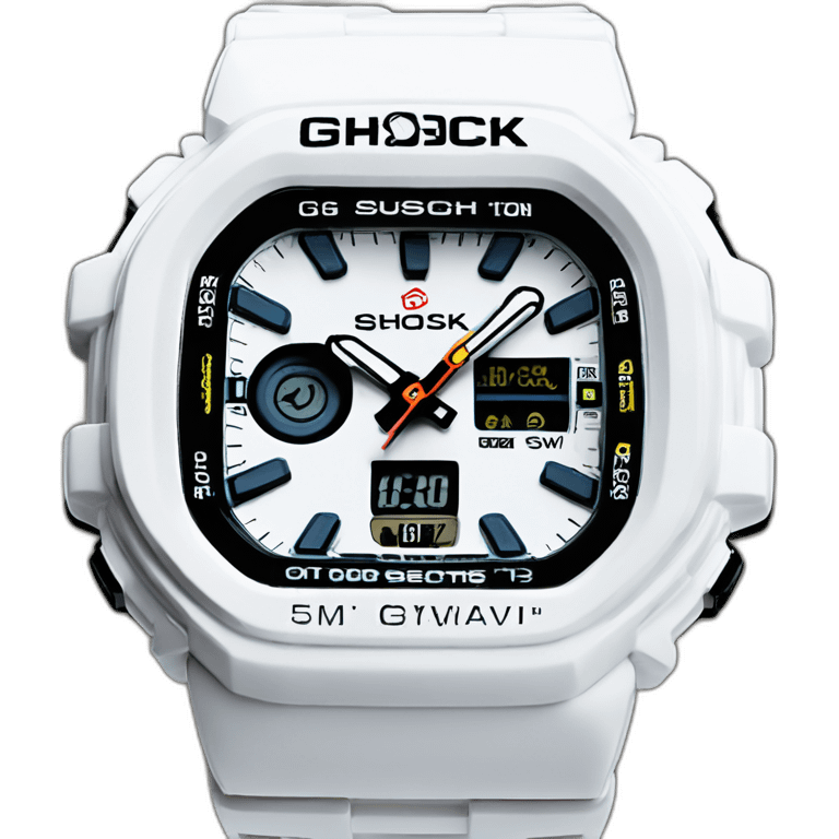 montre g-shock DW-5000 emoji