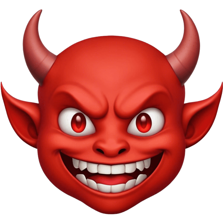 A devil emoji with a mischievous grin￼ emoji