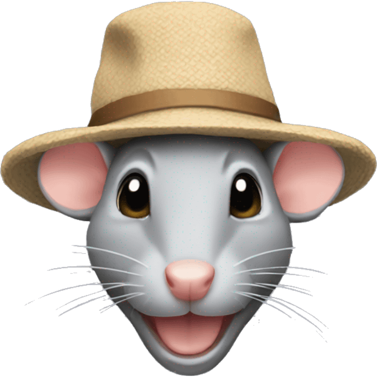 rat in a hat emoji