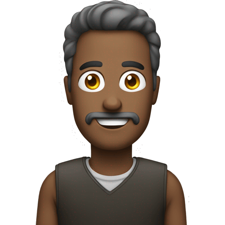 Smartphone with man emoji