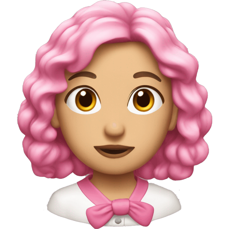 Lazo rosa clarito  emoji