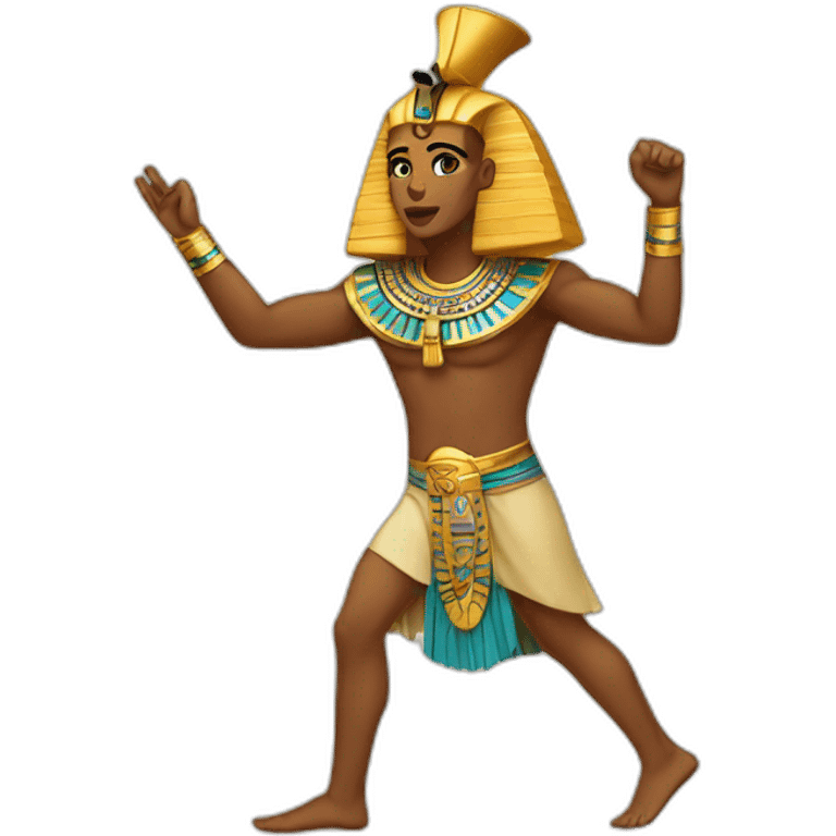 Egypcian dancing emoji