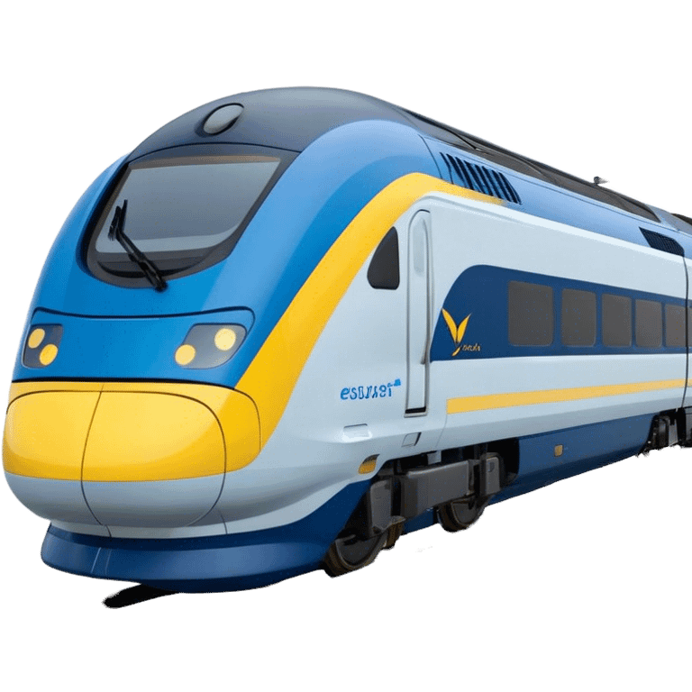 Eurostar - Eurostar International (Model Year: 2020) (Iconic colour: Blue and yellow) emoji