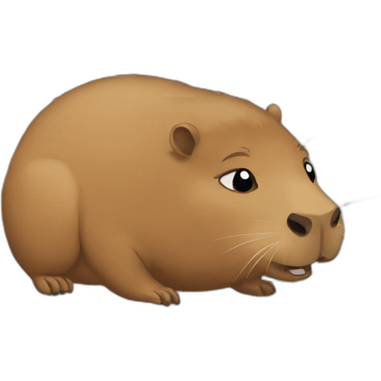 Capybara cry emoji