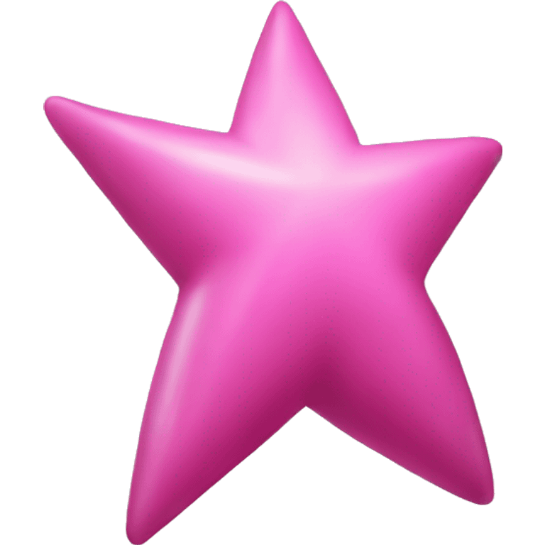 Pink star emoji