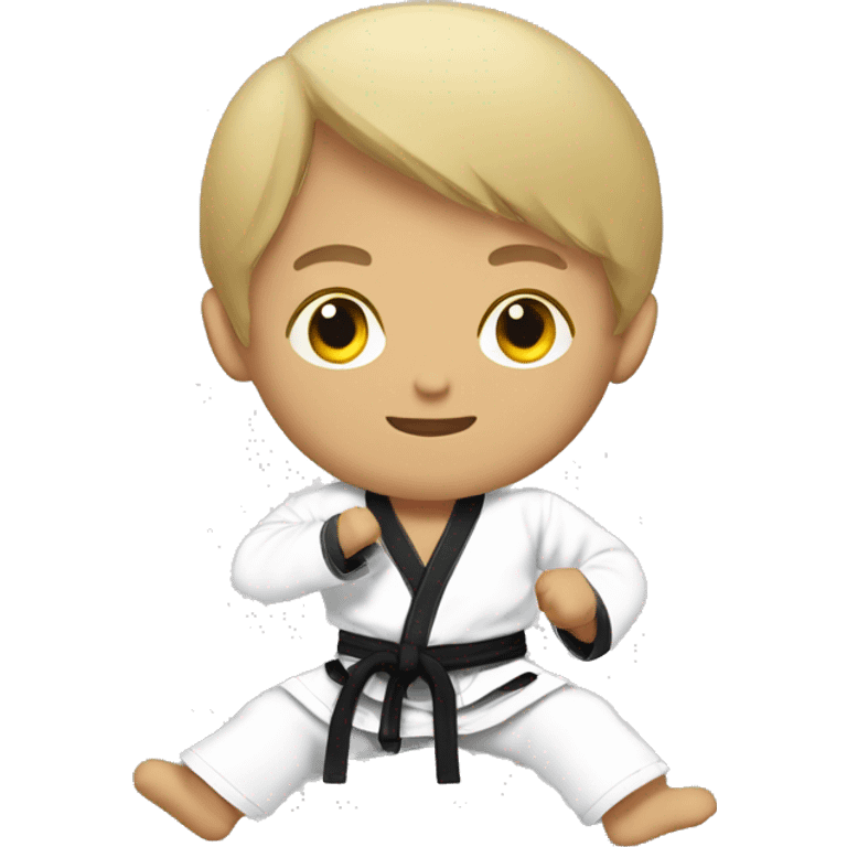 Jiujitsu kid emoji