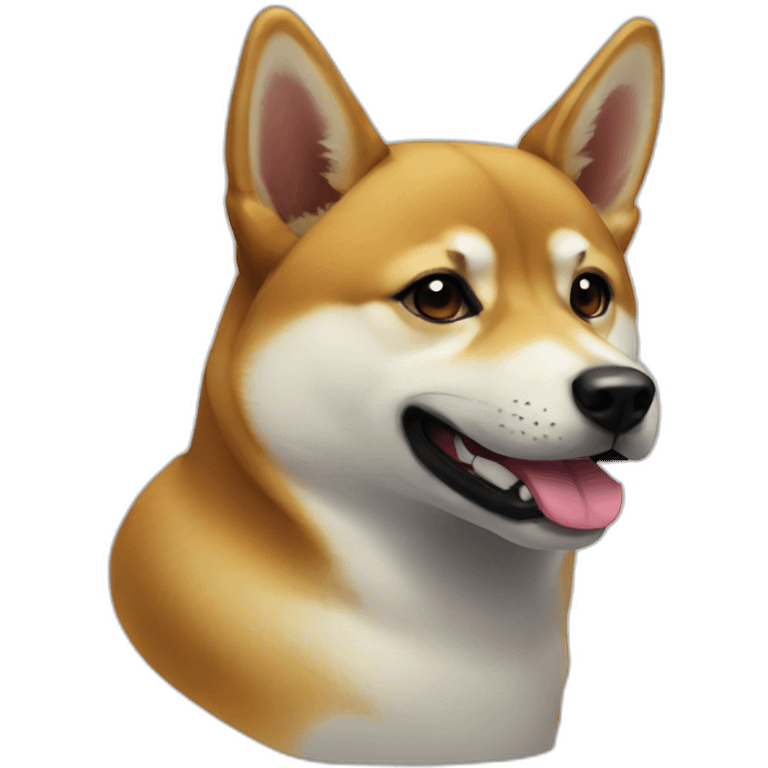 black-smiling-shibainu emoji