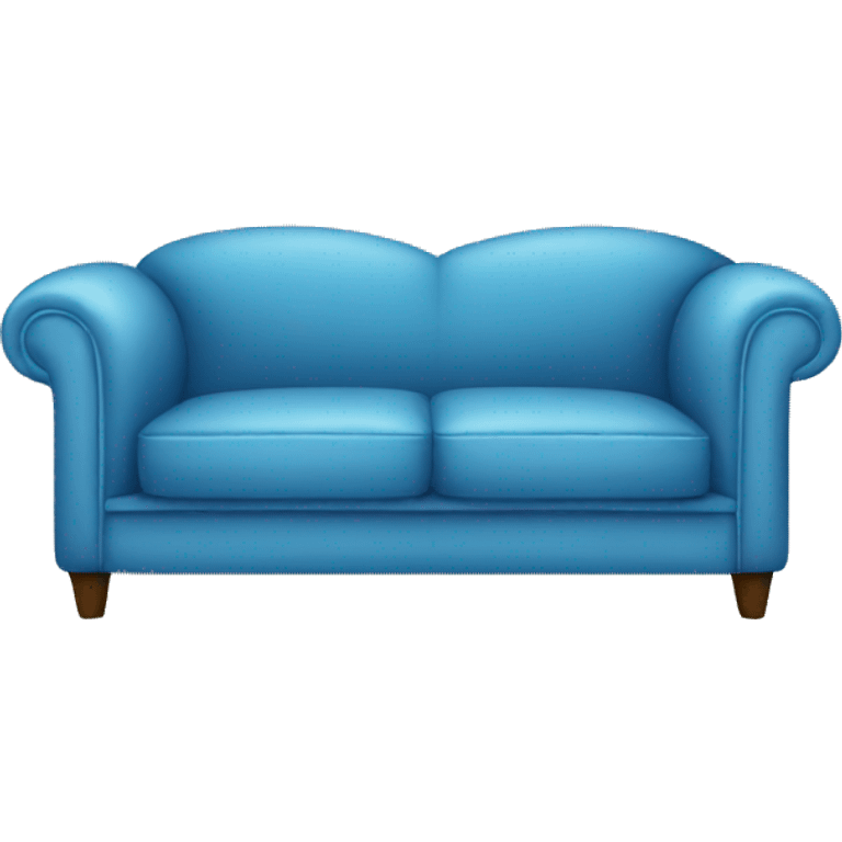 blue sofa couch emoji