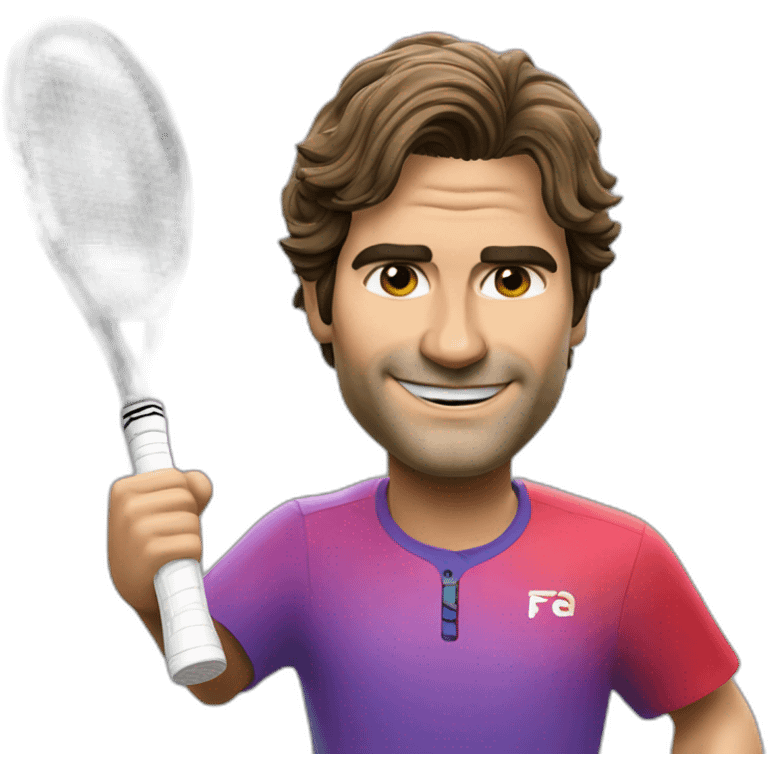 roger federer tennisman emoji