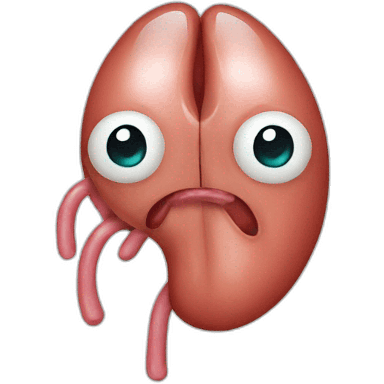 a human kidney emoji